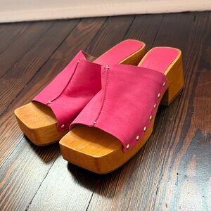 Free People Vicenza Wood Clog